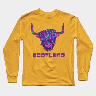 Highland Cow - Scotland Long Sleeve T-Shirt